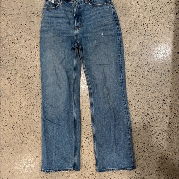 Abercrombie & Fitch Denim - Abercrombie & Fitch Light Blue High-Rise Denim Jeans